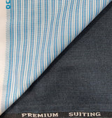 OCM Men's Cotton Shirt & Poly Viscose Trouser Fabric Combo Unstitched (Free Size) OCMSARKAR-0010