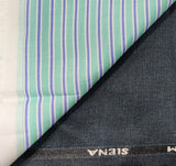 OCM Men's Cotton Shirt & Poly Viscose Trouser Fabric Combo Unstitched (Free Size) OCMSARKAR-0018