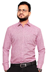 Raymond Men Slim Fit Printed Formal Shirt-MFSHIRTR-0001