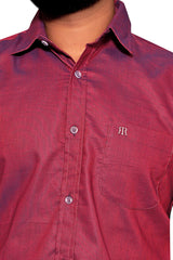 Raymond Men Slim Fit Solid Formal Shirt-MFSHIRTR-0004