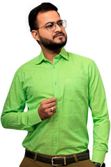 Raymond Men Slim Fit Solid Formal Shirt-MFSHIRTR-0008