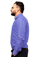 Raymond Men Slim Fit Solid Formal Shirt-MFSHIRTR-0010