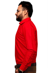 Raymond Men Slim Fit Solid Formal Shirt-MFSHIRTR-0016