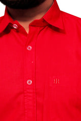 Raymond Men Slim Fit Solid Formal Shirt-MFSHIRTR-0016