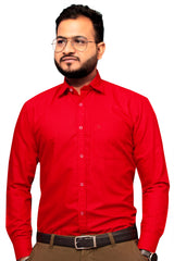 Raymond Men Slim Fit Solid Formal Shirt-MFSHIRTR-0016