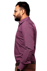 Raymond Men Slim Fit Solid Formal Shirt-MFSHIRTR-0017