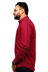 Raymond Men Slim Fit Solid Formal Shirt-MFSHIRTR-0018