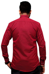 Raymond Men Slim Fit Solid Formal Shirt-MFSHIRTR-0018
