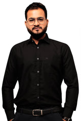 Raymond Men Slim Fit Solid Formal Shirt-MFSHIRTR-0019