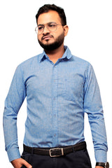 Raymond Men Slim Fit Solid Formal Shirt-MFSHIRTR-0021