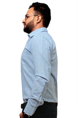 Raymond Men Slim Fit Printed Formal Shirt-MFSHIRTR-0023