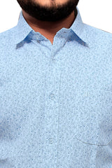 Raymond Men Slim Fit Printed Formal Shirt-MFSHIRTR-0023