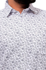 Raymond Men Slim Fit Printed Formal Shirt-MFSHIRTR-0025