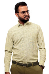 Raymond Men Slim Fit Printed Formal Shirt-MFSHIRTR-0026