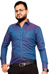 Raymond Men Slim Fit Solid Formal Shirt-MFSHIRTR-0027