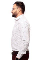 Raymond Men Slim Fit Printed Formal Shirt-MFSHIRTR-0029