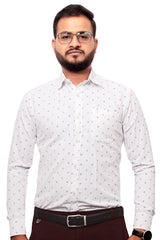 Raymond Men Slim Fit Printed Formal Shirt-MFSHIRTR-0029