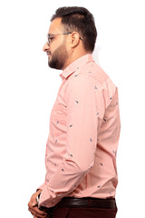 Raymond Men Slim Fit Printed Formal Shirt-MFSHIRTR-0030