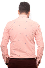 Raymond Men Slim Fit Printed Formal Shirt-MFSHIRTR-0030