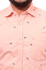 Raymond Men Slim Fit Printed Formal Shirt-MFSHIRTR-0030