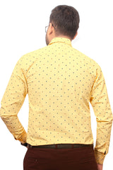 Raymond Men Slim Fit Printed Formal Shirt-MFSHIRTR-0031