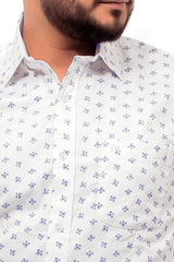 Raymond Men Slim Fit Printed Formal Shirt-MFSHIRTR-0033