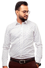 Raymond Men Slim Fit Printed Formal Shirt-MFSHIRTR-0033