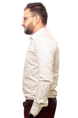 Raymond Men Slim Fit Printed Formal Shirt-MFSHIRTR-0034