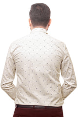 Raymond Men Slim Fit Printed Formal Shirt-MFSHIRTR-0034