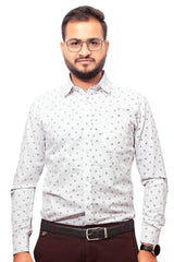 Raymond Men Slim Fit Printed Formal Shirt-MFSHIRTR-0035