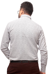 Raymond Men Slim Fit Printed Formal Shirt-MFSHIRTR-0037