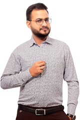 Raymond Men Slim Fit Printed Formal Shirt-MFSHIRTR-0038