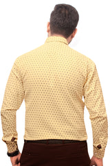 Raymond Men Slim Fit Printed Formal Shirt-MFSHIRTR-0042