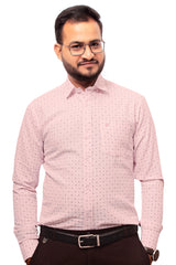 Raymond Men Slim Fit Printed Formal Shirt-MFSHIRTR-0043