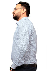 Raymond Men Slim Fit Printed Formal Shirt-MFSHIRTR-0044