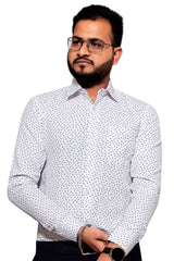 Raymond Men Slim Fit Printed Formal Shirt-MFSHIRTR-0045