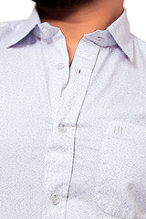 Raymond Men Slim Fit Printed Formal Shirt-MFSHIRTR-0046