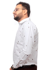 Raymond Men Slim Fit Printed Formal Shirt-MFSHIRTR-0050