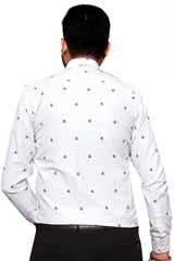 Raymond Men Slim Fit Printed Formal Shirt-MFSHIRTR-0059