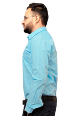 Raymond Men Slim Fit Solid Formal Shirt-MFSHIRTR-0063