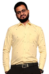 Raymond Men Slim Fit Printed Formal Shirt-MFSHIRTR-0065