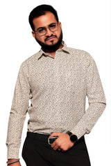 Raymond Men Slim Fit Printed Formal Shirt-MFSHIRTR-0069