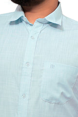 Raymond Men Slim Fit Solid Formal Shirt-MFSHIRTR-0074