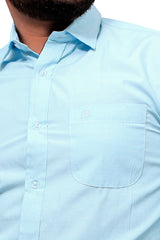 Raymond Men Slim Fit Solid Formal Shirt-MFSHIRTR-0077