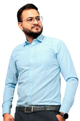 Raymond Men Slim Fit Solid Formal Shirt-MFSHIRTR-0077