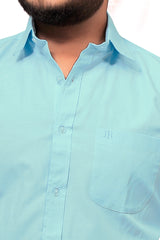 Raymond Men Slim Fit Solid Formal Shirt-MFSHIRTR-0078