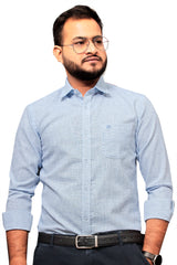 Raymond Men Slim Fit Solid Formal Shirt-MFSHIRTR-0083