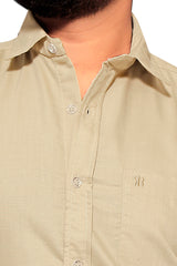 Raymond Men Slim Fit Solid Formal Shirt-MFSHIRTR-0086