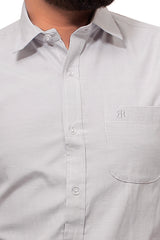Raymond Men Slim Fit Solid Formal Shirt-MFSHIRTR-0095
