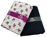 Mansfab Cotton Floral Print Shirt & Trouser Fabric (Unstitched)